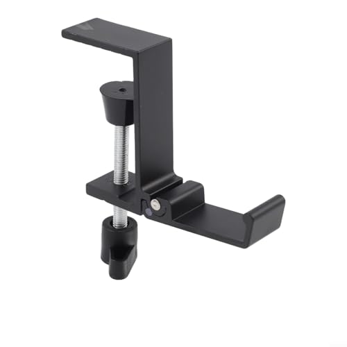 Gancho de Auriculares Plegable para Debajo del Escritorio, con Aleación de Aluminio, Soporte para Auriculares y Clip Organizador de Cables miniatura 7