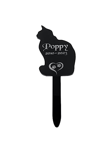 Personalised, Cat Memorial Plaques, Gift, Pet, Dog, Rabbit, Garden Sign, Grave Marker, Kitten