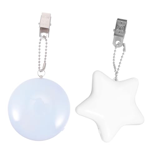 WOONEKY 2 Piezas De Luz Led Con Sensor De Movimiento Para Cartera De Mujer Luz Nocturna Para Bolsos Minilámpara Con Forma De Estrella Activada Por Tacto