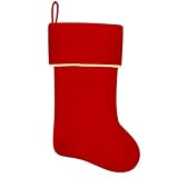 Subyan 20 Inches Initial Monogram Red Christmas...