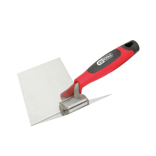 KS Tools 144.0240 Truelle d'angle intérieur lame flexible inox Manche bi-composant 100 x 125 mm
