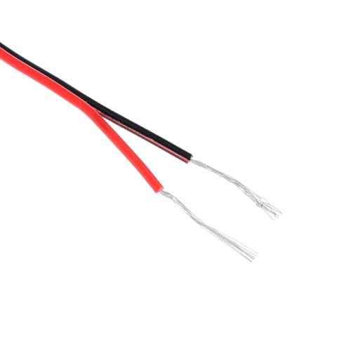 Image of ROBOWAY DC 5-30V Digital Mini Voltmeter 2 Wire 0.56 inch LED Red Display Panel for Motorcycle Battery Monitor (Red) (Pack of 5)