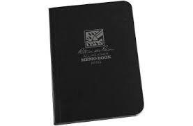 Rite in the Rain Gris Universal negro field-flex 3 1/2 en x 5 en (2-Pack)