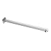 60cm Stainless Steel Shower Extension Arm, Wall Mounted Shower Head Extension Tool, Shower Arm with Finish, Includes Decor Cover for Installation,