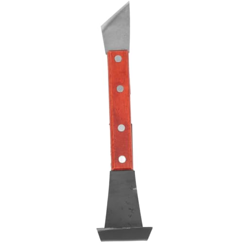 HANABASS Gardening Bark Scraping Tool, Tree Bark Removal Tool with Wooden Handle for Grafting Debarking