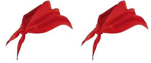 VELILLA Mixte Pico Cuisine Foulard Triangulaire, Rouge, Taille Unique EU