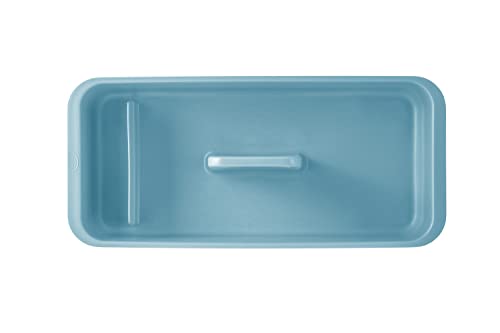 Snips Undersink Storage Organizer, Under Sink Caddy with Wheels, Colour Light Blue, 45,3 x 20,8 x 17,5, Made in Italy, Bpa Free