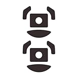 Mouse Skates, Replacement Mouse Feet Stickers Compatible with Razer Lachesis Mouse, 2 Sets of Mouse Feet Replacement