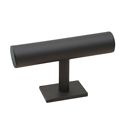 T-Bar Watch Display Stand Holder Black Velvet Jewelry Necklace Organizer Hair Scrunchies Holder Organization Wallet Display Stan