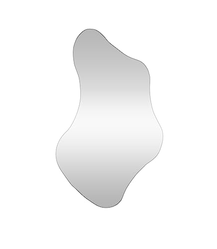 LC Home asymmetrischer Wandspiegel Rahmenlos Tropfen Spiegel Design...