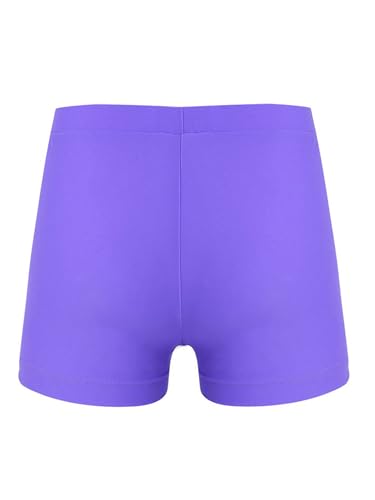 YEAHDOR Kids Girls Athletic Quickly Dry Swim Trunks Elastic Waistband Swim Boyshorts Beach Pool Swim Bottoms2