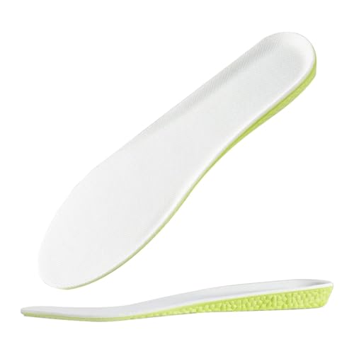 Plantillas de aumento de altura para hombres | Plantillas Crecientes para Calzado - interiores absorbentes de impactos, plantillas transpirables para aumentar la altura para correr, deporte