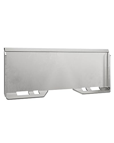 Universal 1/4 Inch Skid Steer Quick Attach Plate, Heavy Duty Mount Adapter for Loaders and Tractors, Compatible with Kubota, Bobcat Skid Steers and Tractors
