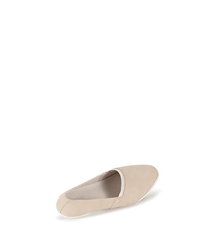 Frye Melanie Slip On Shoes For Women Crafted From Premium Leather With White Rubber Toe Bumpers And Soles, Leather Lining, And Removable Footbeds – ¼” Outsole, Ivory-7.5M #TOP3
