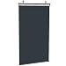 Produktbild Outsunny Senkrechtmarkise Balkonsichtschutz mit Sonnenschutz, 124 x 222cm Balkonrollo mit Haken, Sichtschutz für Pavillon, Pergola, Polyester, Dunkelgrau