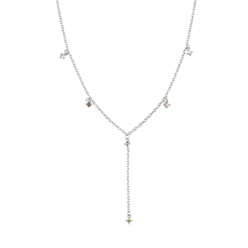 Collier de bijoux et bague en argent 925 sertis de zircon pour célébrer un moment unique