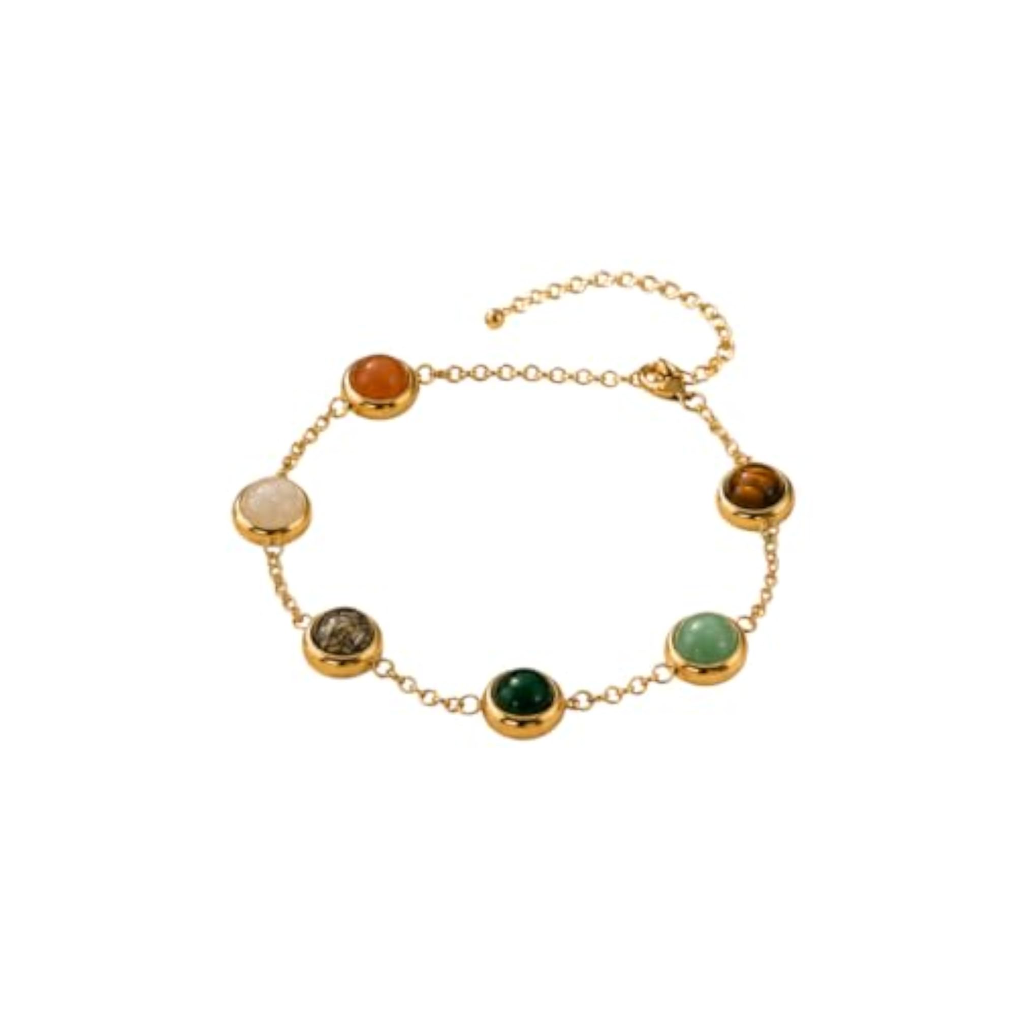Soulwise Premium Dhan Yog Gemstone Anklet for Women
