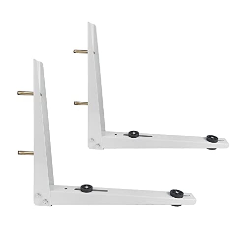 ICOOL Outdoor Wall Mounting Bracket (22" L x 19" H) for 18000-24000 BTU Universal Mini Split Ductless Air Conditioner Heat Pumps Compressors, Heavy Duty Foldable Condenser Bracket