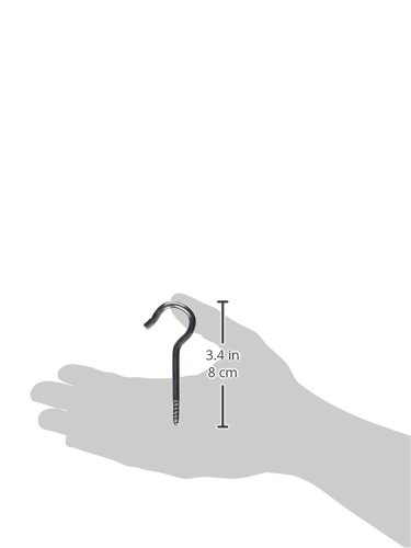Image of National Hardware N120-816 V2040 Ceiling Hooks in Zinc plated, 3 pack