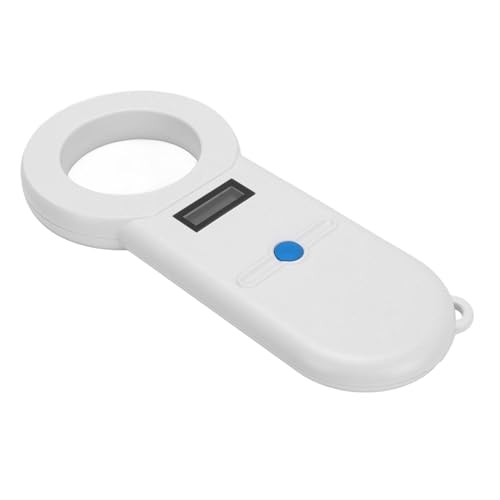 YUEHISY Pet Microchip Reader, 134.2kHz Handheld Scanner with OLED Display, USB Rechargeable, Suitable for Pets, Livestock, Poultry, Dog, Cat