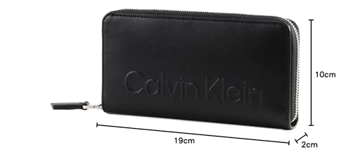 Portefeuille Calvin Klein Zippe logo relief Femme - vue 6