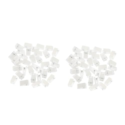 COHEALI 60pcs Spring Clip Hangers Adhesive Wall Hanging Clips for Ids Badges DIY Tools