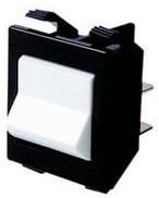 EATON 2606-11E SWITCH, ROCKER, DPDT, 10A, 250V, BLACK
