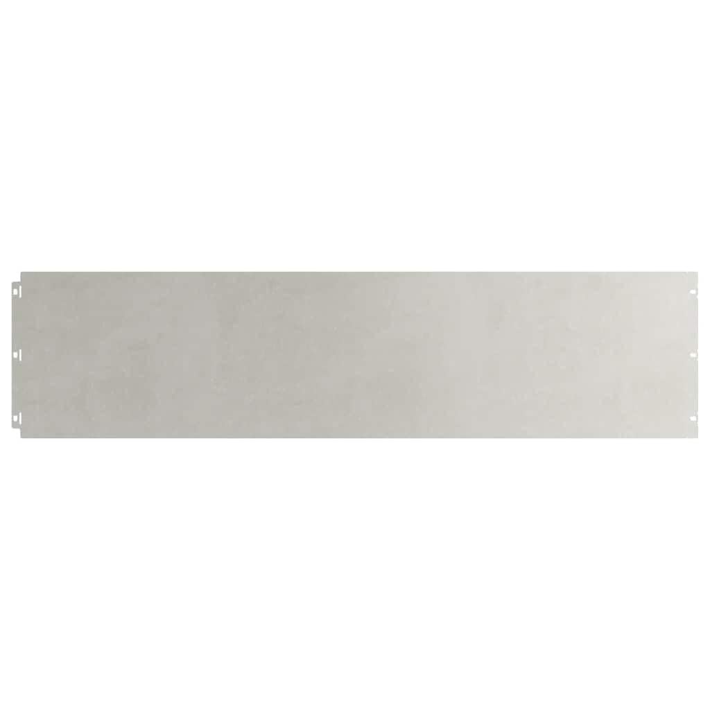 Krawędź trawnika 10 szt. 25 x 103 cm stal nierdzewna | Połączenie bez narzędzi, składane dla krzywych, odporne na korozję, do ogrodu i podjazdów