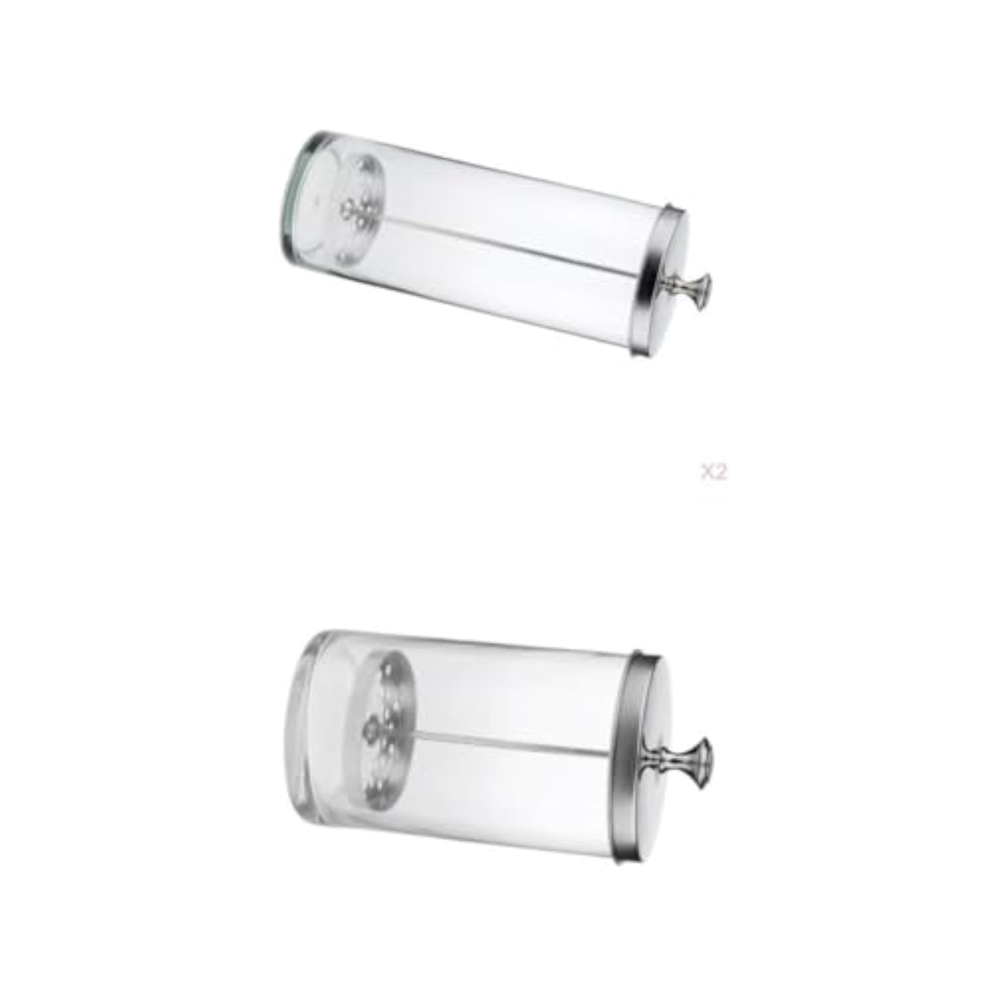 Clear Sanitizer Disinfectant Glass Jar