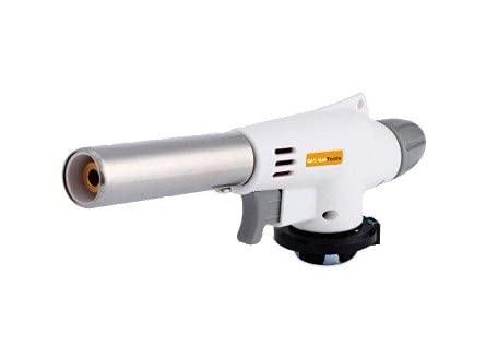 Kit Maçarico Portátil Pro Branco GT6020 + 4 Cartuchos De Gás Campgas Nautika