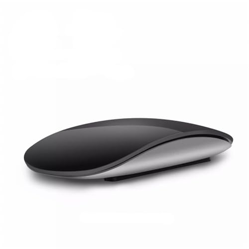 5.0 Mouse senza fili silenzioso Multi Arc Touch Ultra-sottile Magic per il computer portatile Ipad Ma PC Mabook bluetooth nero