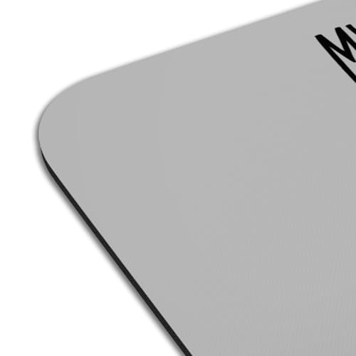 Sets de table en caoutchouc gris grand format durables et résistants