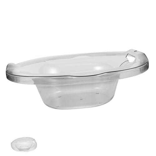Healeved Wash Basin Hip Bath Basin Plastic Grey Sitz Bath Wash Basins Sitz Bath Toilet Seat
