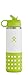 HYDRO FLASK - Gourde Enfant 591ml - Bouteille Isotherme Inox à Isolation Sous Vide - Manchon de Protection Flex Boot Silicone - Bouchon avec Paille Intégrée - Sans BPA - Ouverture Large - Jungle