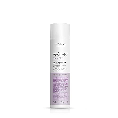 REVLON PROFESSIONAL RE/START BALANCE Champú Reconfortante Cuero Cabelludo, Calmante para el Cuero Cabelludo Sensible, Cuidado del Cabello con Doble Acción, Champú Hidratante, 250ml