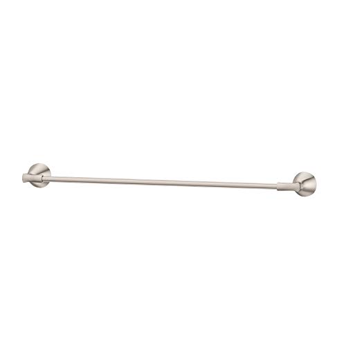 Pfister Willa Bath Towel Bar for Bathroom, 24-Inch, Wall-Mounted, Screw-In, Brushed Nickel Finish, BTBWLL2K
