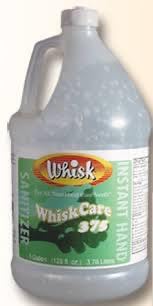 Whisk Care 375 Instant Hand Sanitizer Gel with Alcohol, 1 gallon, comes with pump