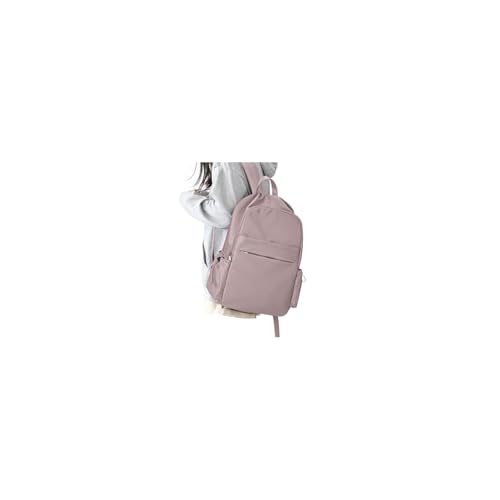 HYC00 Mochila Casual Mochila Mujer Mochila Portatil 14 Pulgadas, Mochila Viaje Mujer Trabajo Mochila Informal Mochila Escolar Adolescentes Mochila Instituto Chica Backpack School Bag,Rosado Morado