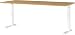 Produktbild Germania Schreibtisch 7912-552, in Grandson-Eiche-Nb./Weiß,me. höheneinst., 180 x 91 x 80 cm (BxHxT)
