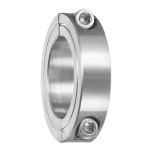 #US 2pcs Double Split Shaft Collar 1-1/2 ID Clamping Collar 2-3/8 OD Stainless Steel
