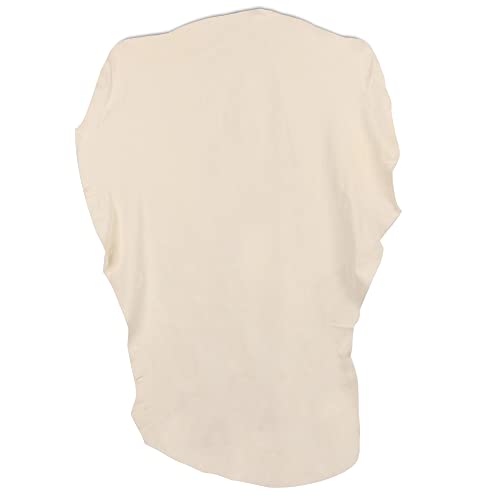 Vanbuy 1 Pack Chamois Cloth for Car Drying Towel Natural Shammy Towel Leather Washing Cloth Natural Sheepskin Cleaning Towel Car Wipes for for Car V008(35 x 23.6 inches, Irregular)