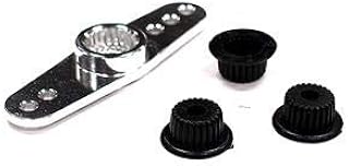 Integy RC Model C23548SILVER Universal Type Alloy Servo Horn Double Sided for 23T, 24T & 25T (r=11, 15, 19mm)