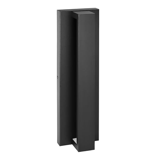 Maxxima LED Black Linear Porch Lantern Outdoor Wall Light, 300 Lumens, 5CCT by Maxxima - Used condition - Image 2
