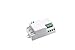 HUBER Motion 50HFLV Mini Radar Bewegungsmelder für Innen 360° -12-24V Unterputz Bewegungsmelder LED geeignet, Bewegungsmelder Einbau, Motion Sensor