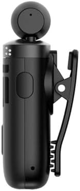 EXENAR Makaralı Kulaklık Titreşimli Yaka Mandallı Makaralı Bluetooth Kulaklık 20 Saat (Siyah) - Görsel 3