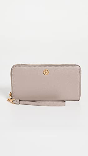 Tory Burch Women's Robinson Zip Continental Wallet, Grey Heron, One Size #TOP1