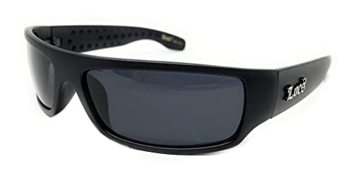 Locs Mad Dog Hardcore Gangster Cholo Narrow Rectangular Sunglasses