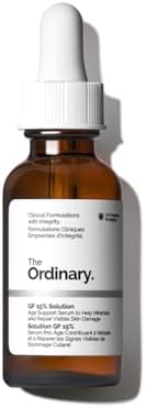 The Ordinary GF 15% Solution, Anti-Ageing Formula for Visible Skin & Wrinkle Repair, 30ml