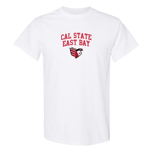 UGP Campus Apparel CSU East Bay Pioneers T-Shirt Large White