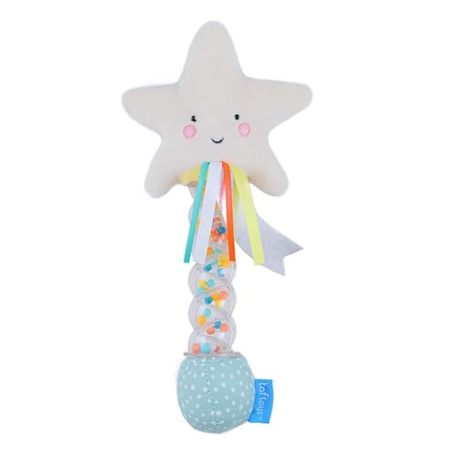 Image of Taf Toys Star Rainstick Rattle, Musical Shake & Rattle Rainmaker Toy, Musical Instrument for Babies and Toddlers for Sensory and Motor Skills Development